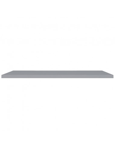 Scaffali a Parete 2 pz Grigi 120x23,5x3,8 cm in MDF