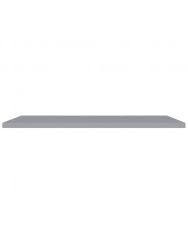 Scaffali a Parete 2 pz Grigi 120x23,5x3,8 cm in MDF