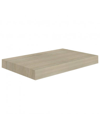 Scaffali a Parete 2 pz Rovere 40x23x3,8 cm in MDF