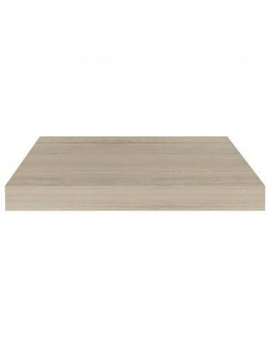 Scaffali a Parete 2 pz Rovere 40x23x3,8 cm in MDF