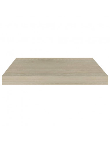 Scaffali a Parete 2 pz Rovere 50x23x3,8 cm in MDF