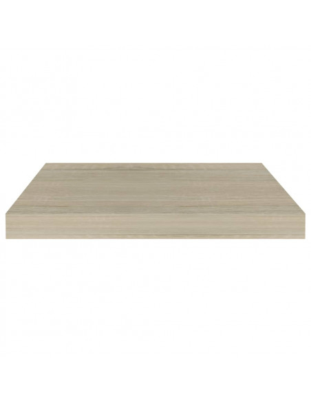 Scaffali a Parete 2 pz Rovere 50x23x3,8 cm in MDF