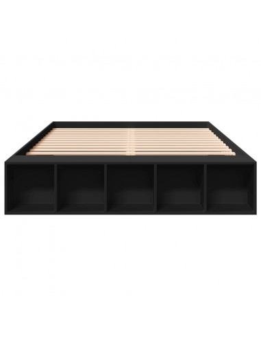 Giroletto Nero 140x200 cm in Legno Multistrato