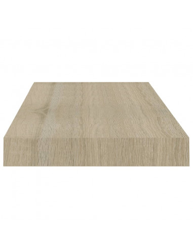 Scaffali a Parete 4 pz Rovere 50x23x3,8 cm in MDF