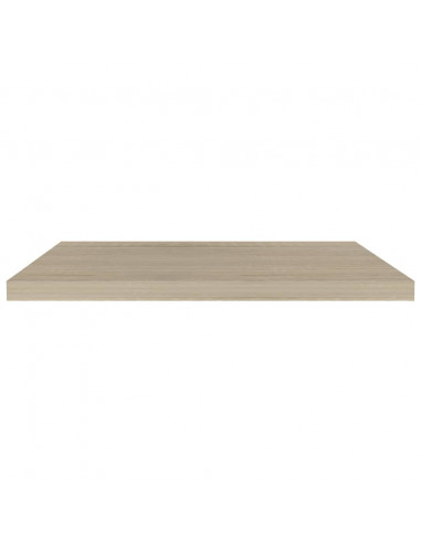 Scaffali a Parete 4 pz Rovere 80x23,5x3,8 cm in MDF