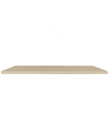 Scaffali a Parete 2 pz Rovere 120x23,5x3,8 cm in MDF