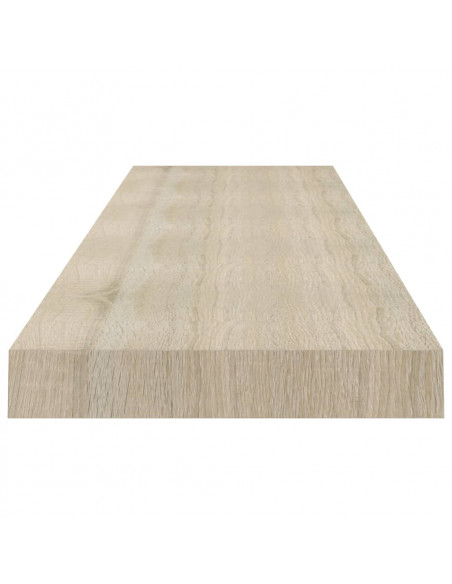 Scaffali a Parete 4 pz Rovere 120x23,5x3,8 cm in MDF
