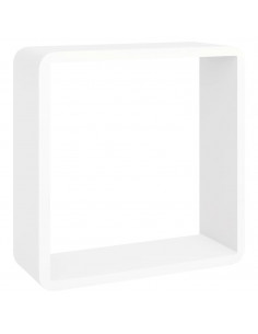 Mensole a Cubo da Parete 3 pz Bianche in MDF 2