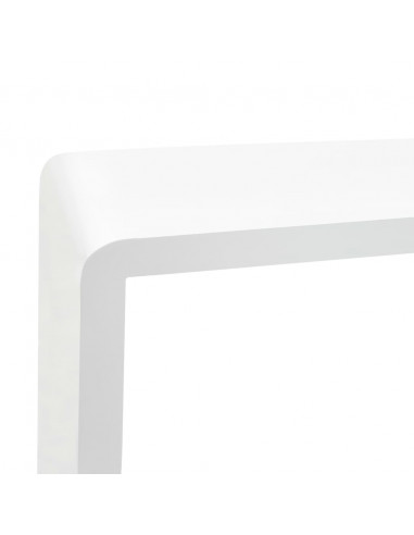 Mensole a Cubo da Parete 3 pz Bianche in MDF