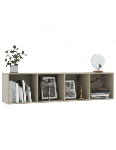 Libreria/Mobile TV Rovere Sonoma 143x30x36 cm