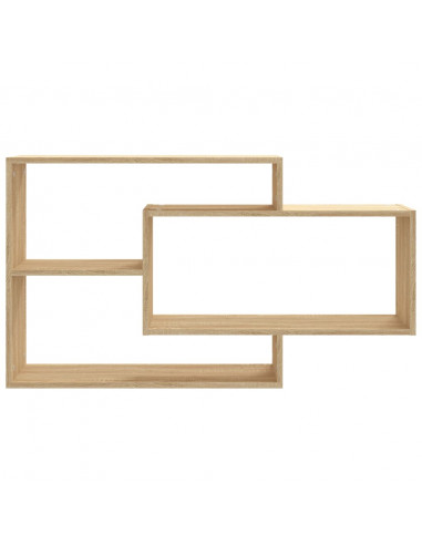 Mensole a Muro Rovere Sonoma 104x20x58,5cm in Legno Multistrato