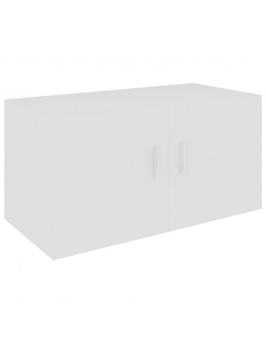 Armadietto da Parete Bianco 80x39x40 cm in Legno Multistrato