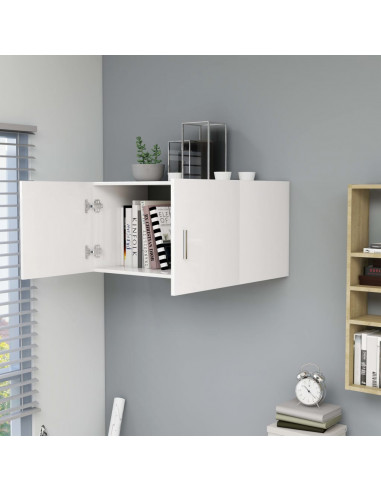 Armadietto da Parete Bianco 80x39x40 cm in Legno Multistrato