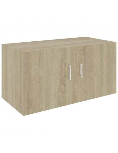 Armadietto da Parete Rovere Sonoma 80x39x40cm Legno Multistrato