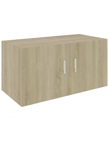 Armadietto da Parete Rovere Sonoma 80x39x40cm Legno Multistrato