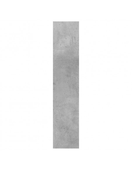 Scaffale a Parete Grigio Cemento 90x16x78 cm Legno Multistrato