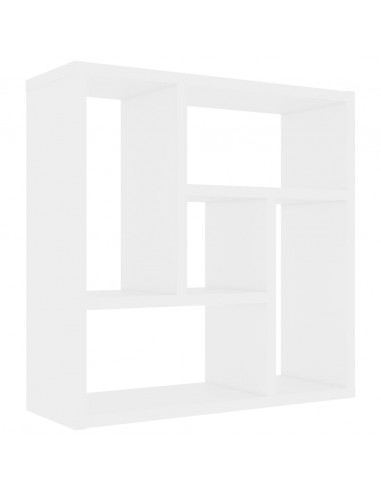Scaffale a Parete Bianco 45,1x16x45,1 cm in Legno Multistrato