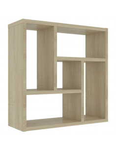 Scaffale Parete Rovere Sonoma 45,1x16x45,1 cm Legno Multistrato 2
