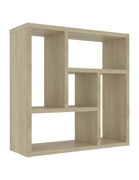 Scaffale Parete Rovere Sonoma 45,1x16x45,1 cm Legno Multistrato