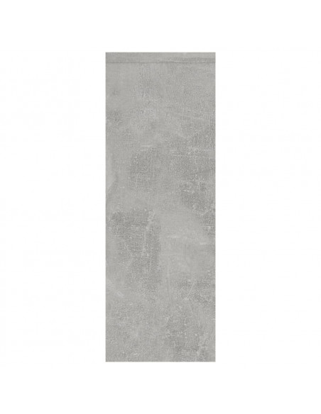 Scaffale a Parete Grigio Cemento 45,1x16x45,1 Legno Multistrato