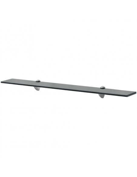 Mensole Galleggianti 2 pz in Vetro 80x10 cm 8 mm