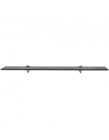 Mensole Galleggianti 2 pz in Vetro 80x10 cm 8 mm