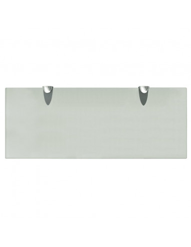 Mensole Galleggianti 2 pz in Vetro 50x20 cm 8 mm