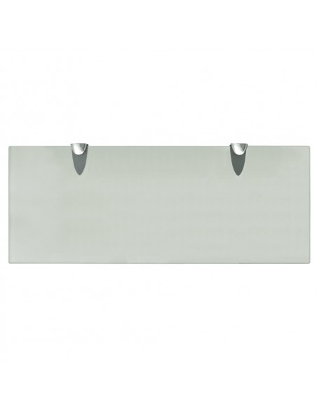Mensole Galleggianti 2 pz in Vetro 50x20 cm 8 mm