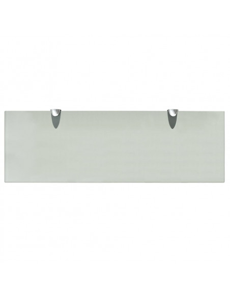 Mensole Galleggianti 2 pz in Vetro 60x20 cm 8 mm