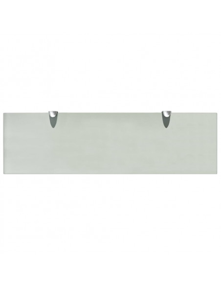 Mensole Galleggianti 2 pz in Vetro 70x20 cm 8 mm