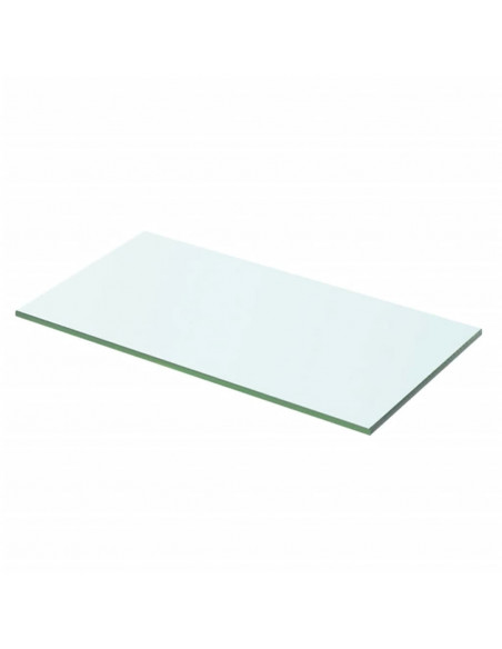 Mensole in Vetro Trasparente 2 pz 50x20 cm