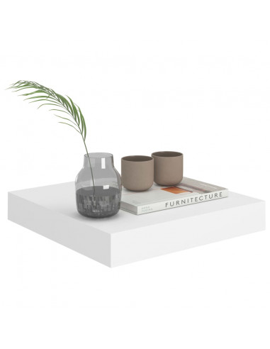 Scaffale a Parete Bianchi 23x23,5x3,8 cm in MDF