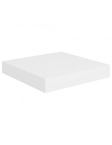 Scaffali a Parete 4 pz Bianchi 23x23,5x3,8 cm in MDF