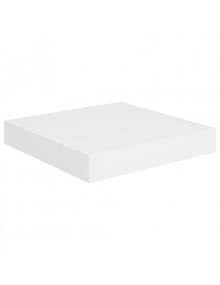 Scaffali a Parete 4 pz Bianchi 23x23,5x3,8 cm in MDF