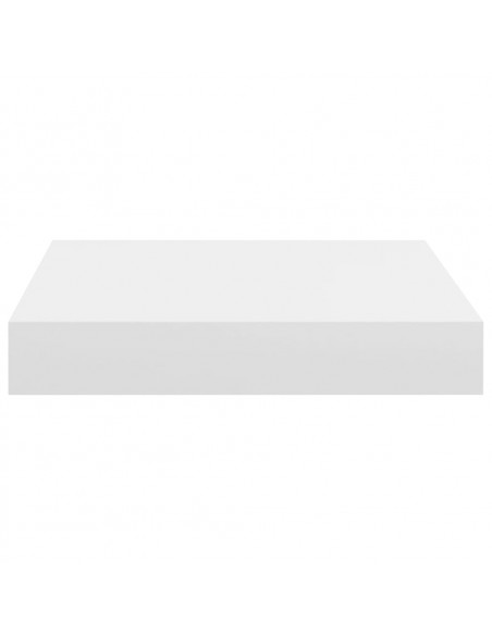 Scaffali a Parete 4 pz Bianchi 23x23,5x3,8 cm in MDF