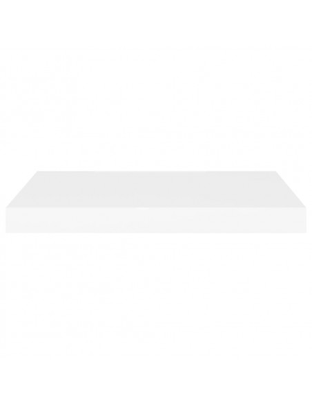 Scaffale a Parete Bianco 60x23,5x3,8 cm in MDF