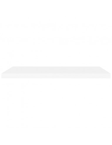 Scaffale a Parete Bianco 90x23,5x3,8 cm in MDF