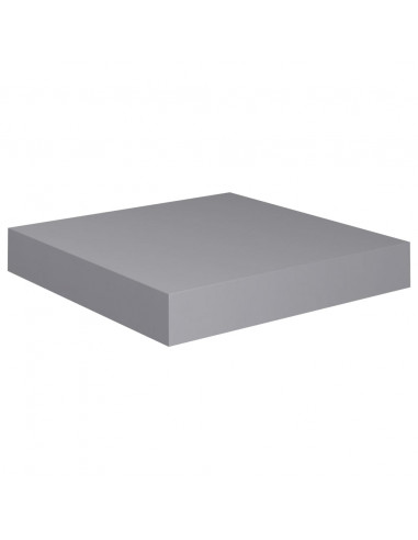 Scaffali a Parete 4 pz Grigi 23x23,5x3,8 cm in MDF