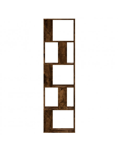 Libreria 5Ripiani Rovere Fumo 45x23,5x162,5cm Legno Multistrato