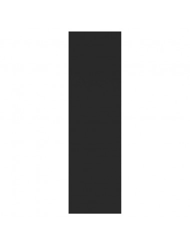 Scaffale a Parete Nero 75x16x55 cm in Legno Multistrato