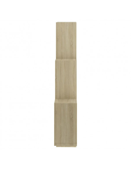 Mensola Parete Cubo Rovere Sonoma 78x15x93cm Legno Multistrato
