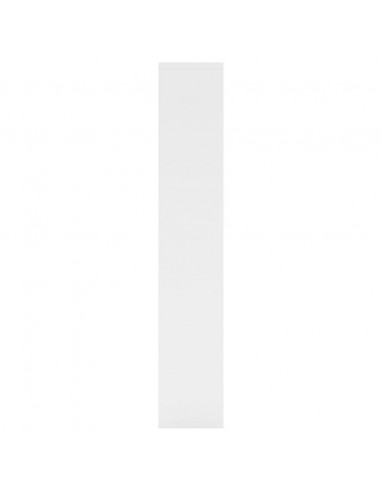 Scaffale a Parete Bianco 36x16x90 cm in Legno Multistrato