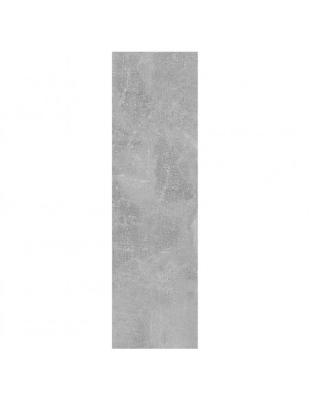 Scaffale a Parete Grigio Cemento 75x16x55 cm Legno Multistrato