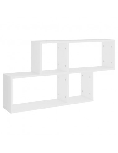 Scaffale a Parete Bianco 100x18x53 cm in in Multistrato