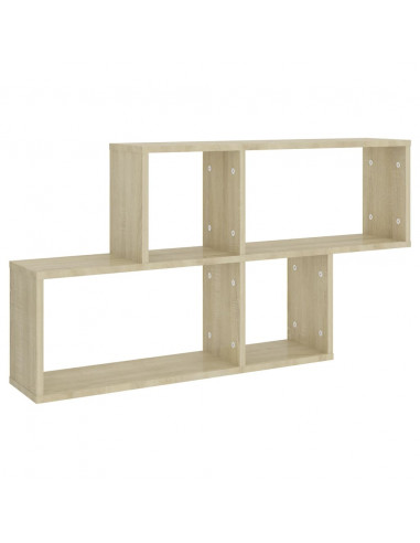 Scaffale a Parete Rovere Sonoma 100x18x53 cm Legno Multistrato
