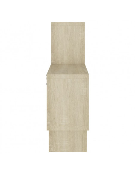 Scaffale Parete Auto Rovere Sonoma 82x15x51cm Legno Multistrato