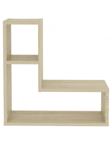 Mensole a Muro 2 pz Rovere Sonoma 50x15x50 cm Legno Multistrato