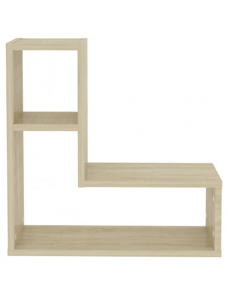 Mensole a Muro 2 pz Rovere Sonoma 50x15x50 cm Legno Multistrato