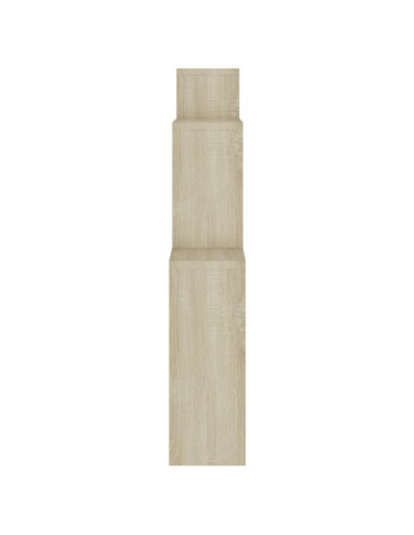 Mensola Muro Cubo Rovere Sonoma 80x15x78,5cm Legno Multistrato