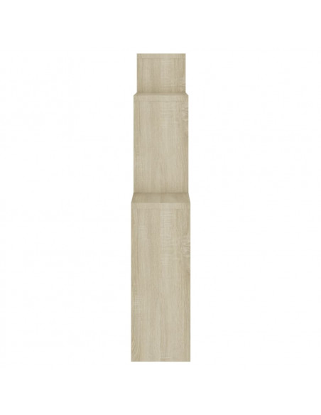 Mensola Muro Cubo Rovere Sonoma 80x15x78,5cm Legno Multistrato